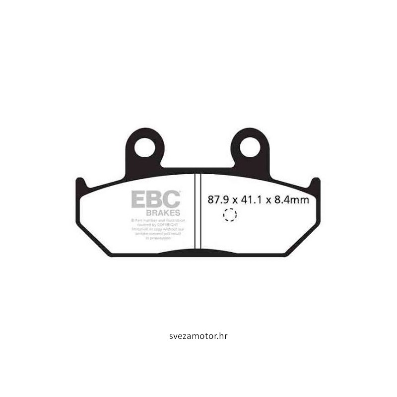 DISK PLOČICE EBC ZADNJE BURGMAN SFA412  FDB2173EF
