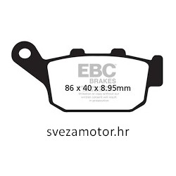 DISK PLOČICE EBC FA496 STRAŽNJE XADV 750, NC 700