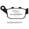 DISK PLOČICE EBC FA496 STRAŽNJE XADV 750, NC 700
